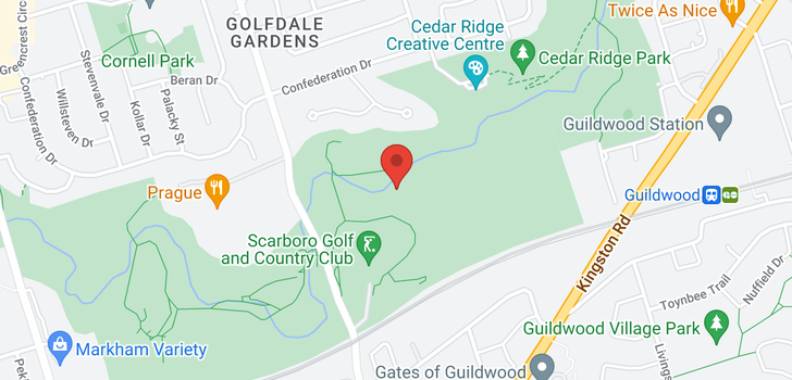 map of 249 Scarborough Golf Clu Rd